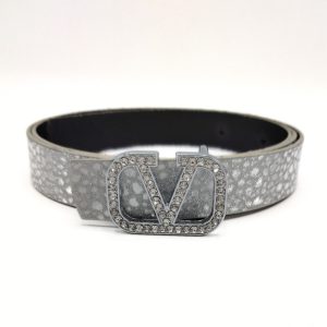 کمربند زنانه ۲.۵ سانت سگک خارجی نگینی