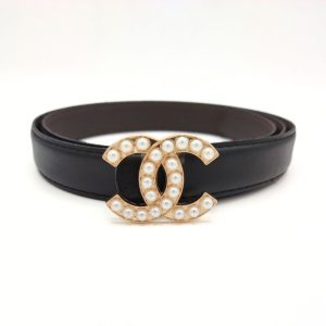 کمربند زنانه ۲.۵ سانت سگک خارجی نگینی