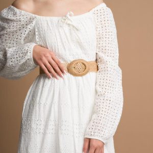 کمربند زنانه ۴ سانت کنفی کشی خارجی