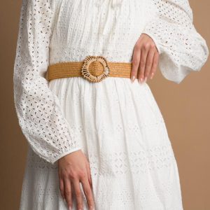 کمربند زنانه ۴ سانت کنفی کشی خارجی