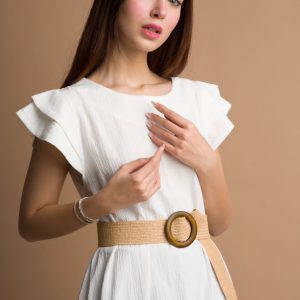 کمربند زنانه ۵ سانت کنفی کشی خارجی