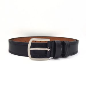 کمربند مردانه چرم صنعتی زبانه دار مارکو ۳.۵ سانت
