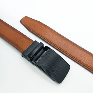 کمربند مردانه ریلی چرم صنعتی ۳.۵ سانت