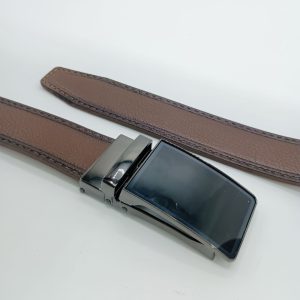 کمربند مردانه ریلی چرم صنعتی ۳.۵ سانت