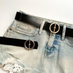 کمربند زنانه 3.5سانت سگک طنابی