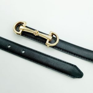 کمربند زنانه ۲ سانت دوردوخت سگک ماسیمو