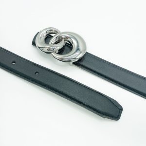 کمربند زنانه ۲.۵ سانت دوردوخت سگک بولگاری