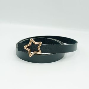 کمربند زنانه ۱.۵ سانت سگک پلاکی