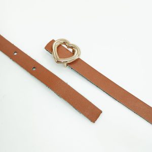 کمربند زنانه ۱.۵ سانت سگک پلاکی