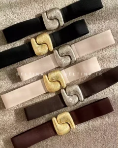 کمربند کشی زنانه 5 سانت سگک دفرمه کد 122