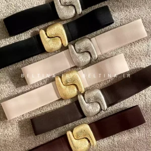 کمربند کشی زنانه 5 سانت سگک دفرمه کد 122